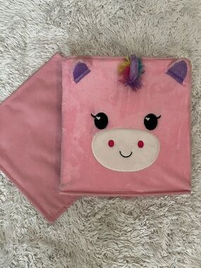 Pink Unicorn Storage Cube